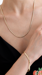 Balık Sırtı Bileklik - Sarraf Kuyumculuk