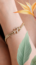 Harfli Bileklik - Sarraf Kuyumculuk